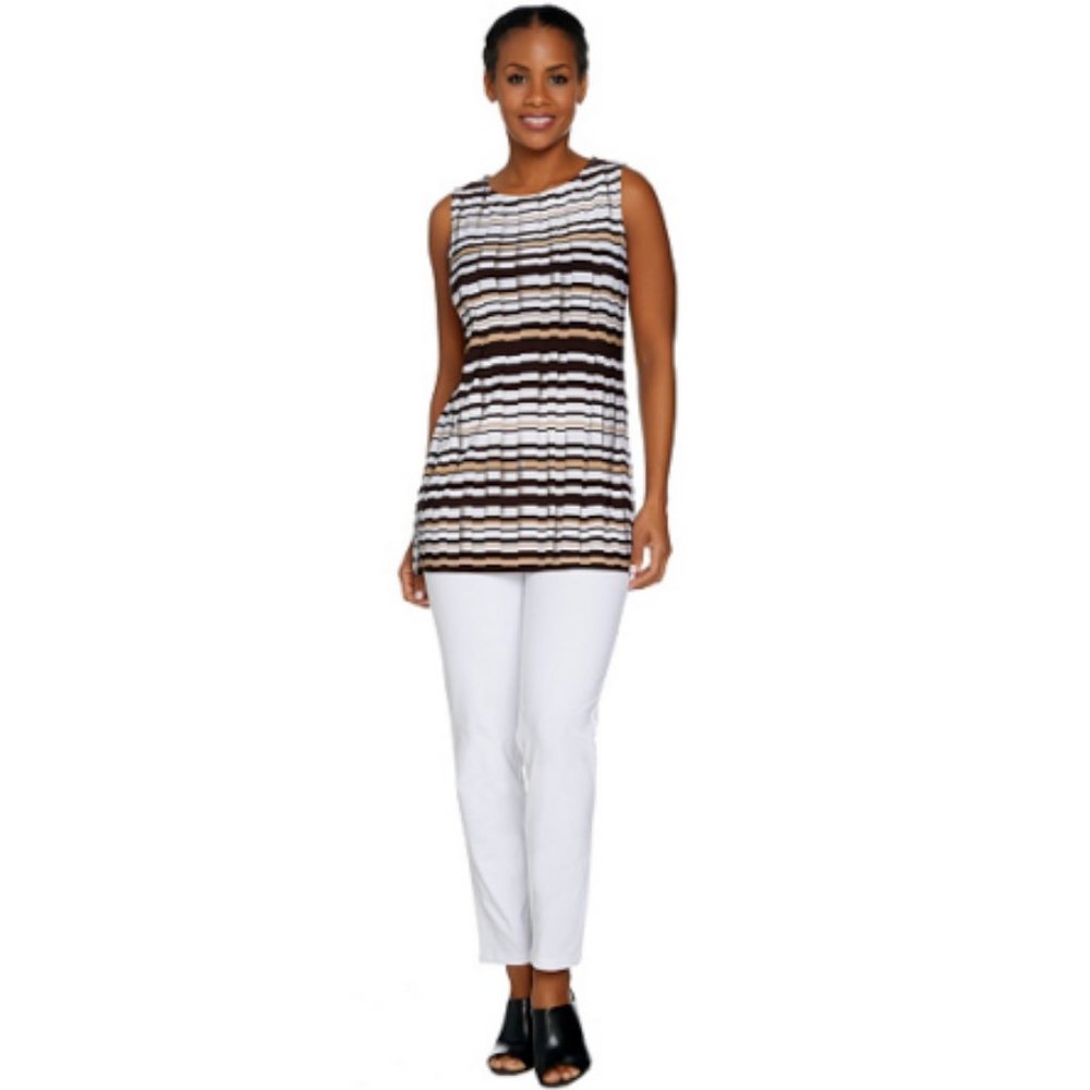 NWT WOMEN WITH CONTROL TUNIC &‎ ANKLE PANTS SET XS